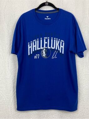 Fanatics NBA Dallas Mavericks Halleluka Luka Doncic #77 Graphic Tee sz Large